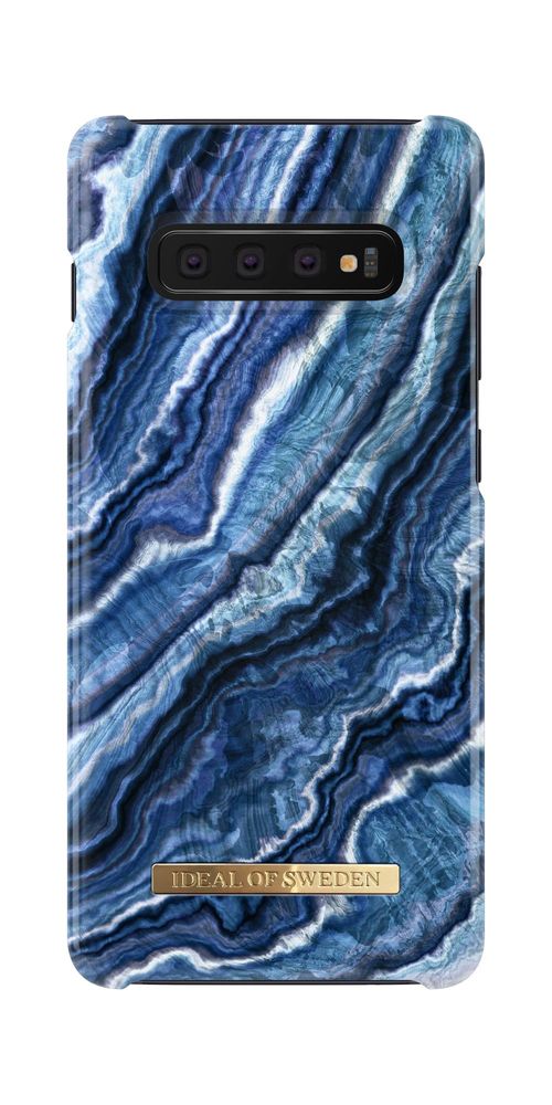 Zdjęcia - Etui IDEAL  Of Sweden do Samsung Galaxy S10 + Indigo Swirl niebieskie IEOIDS10PIS 