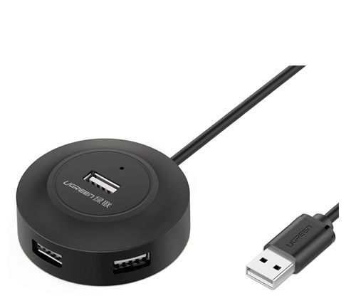 Hub UGREEN CR106 USB 2.0, Pasywny Czarny