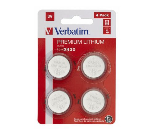 VERBATIM Premium Lithium CR2430 3V (4 szt.) 49534