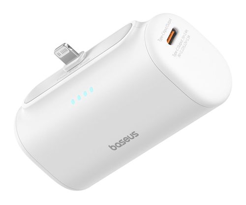 Powerbank Baseus Compact IP 5000mAh 20W USB-C/Lightning (biały)