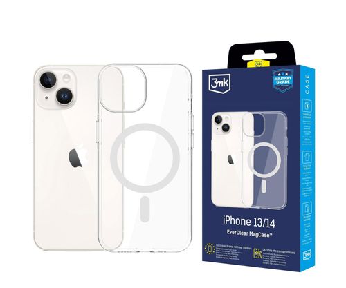 Etui 3MK EverClear MagCase do Apple iPhone 13/14 Przezroczysty