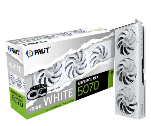 PALIT GeForce RTX5070 White OC 12GB GDDR7 DLSS4