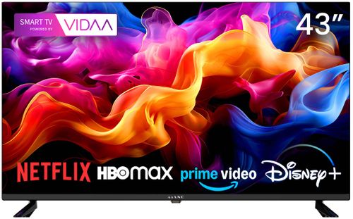 Telewizor Kiano Elegance 43" 4K Smart TV VIDAA Netflix. HBO, Prime