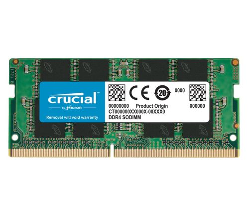 Pamięć do laptopa Crucial SODIMM, DDR4, 16 GB, 3200 MHz, CL22 (CT16G4SFRA32A)