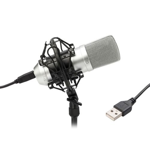 TIE Condenser Mic USB srebrny