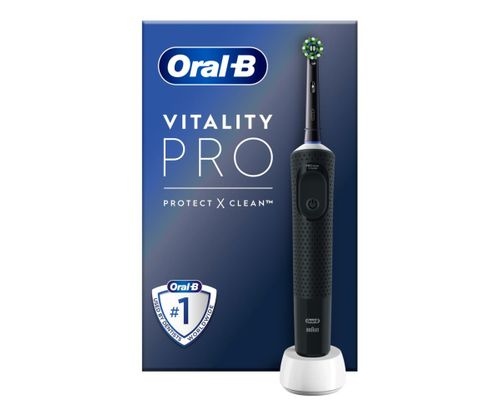 Szczoteczka rotacyjna Oral-B Vitality Pro Protect X Clean Black czarny