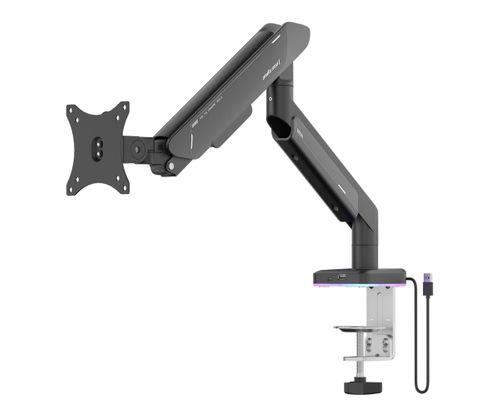 Uchwyt do monitora ANDA SEAT Stealth II Pro RGB 17-42 cali Czarny