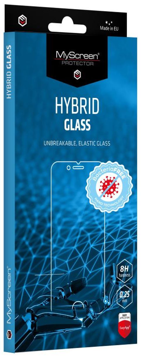 MyScreen Folia DIAMOND HybridGLASS BacteriaFREE 6'' EA Kit Motorola Moto G10-Zdjęcie-0