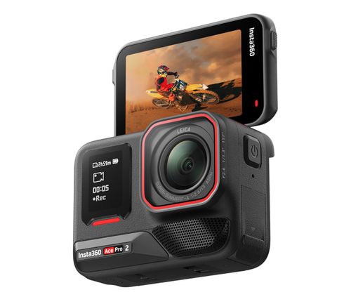 Insta360 Ace Pro 2 kamera sportowa Dual Battery Bundle, wideo 8K30, czujnik CMOS 1/1,3" - Czarny o północy