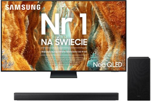 SAMSUNG QE55QN77F 55" NEO QLED 4K Mini LED 144Hz Tizen TV HDMI 2.1 + Soundbar SAMSUNG HW-B650F