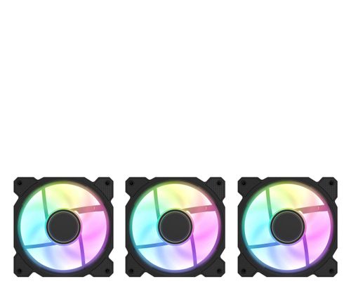 Wentylator DARKFLASH DR08 Czarny (3 szt.)