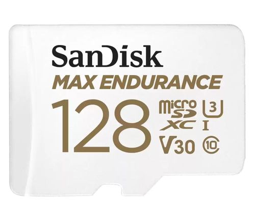 SANDISK 128GB microSDXC Max Endurance UHS-I U3 V30 SDSQQVR-128G-GN6IA