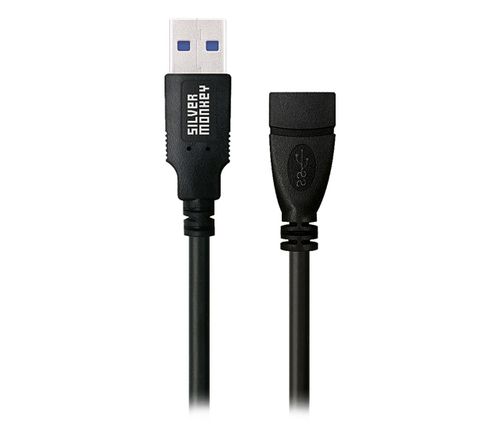SILVER MONKEY Przedłużacz USB 1m (3.0) SMA069