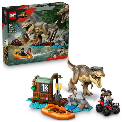Klocki konstrukcyjne LEGO Jurassic World 76975 Ucieczka rzeką przed tyranozaurem