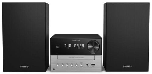 Philips TAM3205M2/12 20W Bluetooth Radio FM Czarno-srebrny