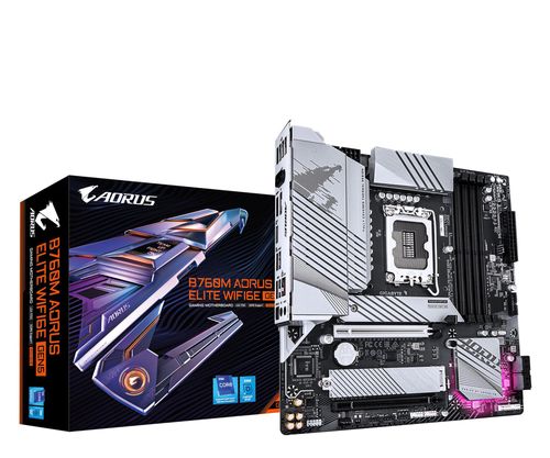 Gigabyte Płyta główna B760M AORUS ELITE WiFi6 GEN5 S1700 4DDR5 mATX