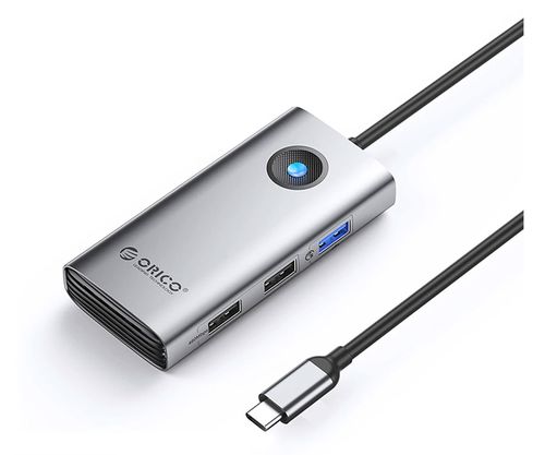 Orico USB-C - 1x USB-A 3.0, 2x USB-A 2.0, 1x USB-C PD, 1x HDMI - s ORICO-PW11-5P-SV-EP-HU
