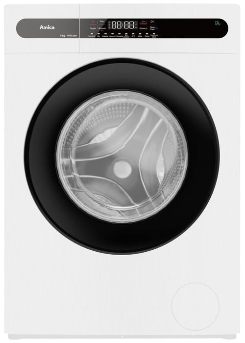 AMICA WAC914ALiSO 9 kg 1400 obr Funkcje parowe, Program antyalergiczny, Program czyszczenia bębna