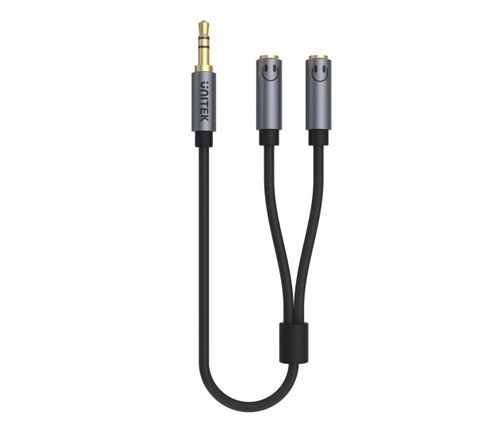 Kabel MiniJack 3.5mm - 2 x 3.5mm UNITEK 0.2 m