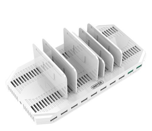 Unitek Stacja ładująca 10xUSB; 96W; 2xQC3.0; Y-2190A