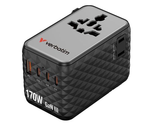 Verbatim 30190 170W PD 3.1 PD 3.0 QC 4+ Black