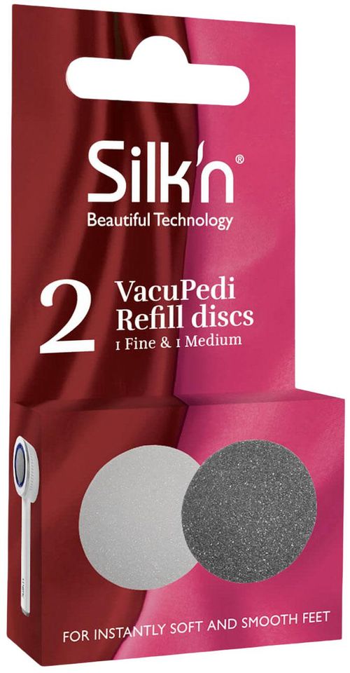 SILK'N Wymienne tarcze do pilnika VacuPedi - Delikatna i Średnia