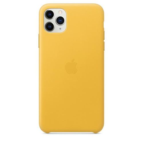 Etui Leather Case Meyer do iPhone 11Pro Max żółte