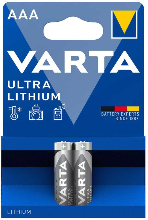 Baterie AAA LR3 VARTA Ultra Lithium (2 szt.)