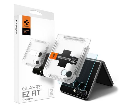Szkło hartowane SPIGEN Glas.Tr Ez Fit HD do Samsung Galaxy Z Flip 7 Przezroczysty (2 szt.)